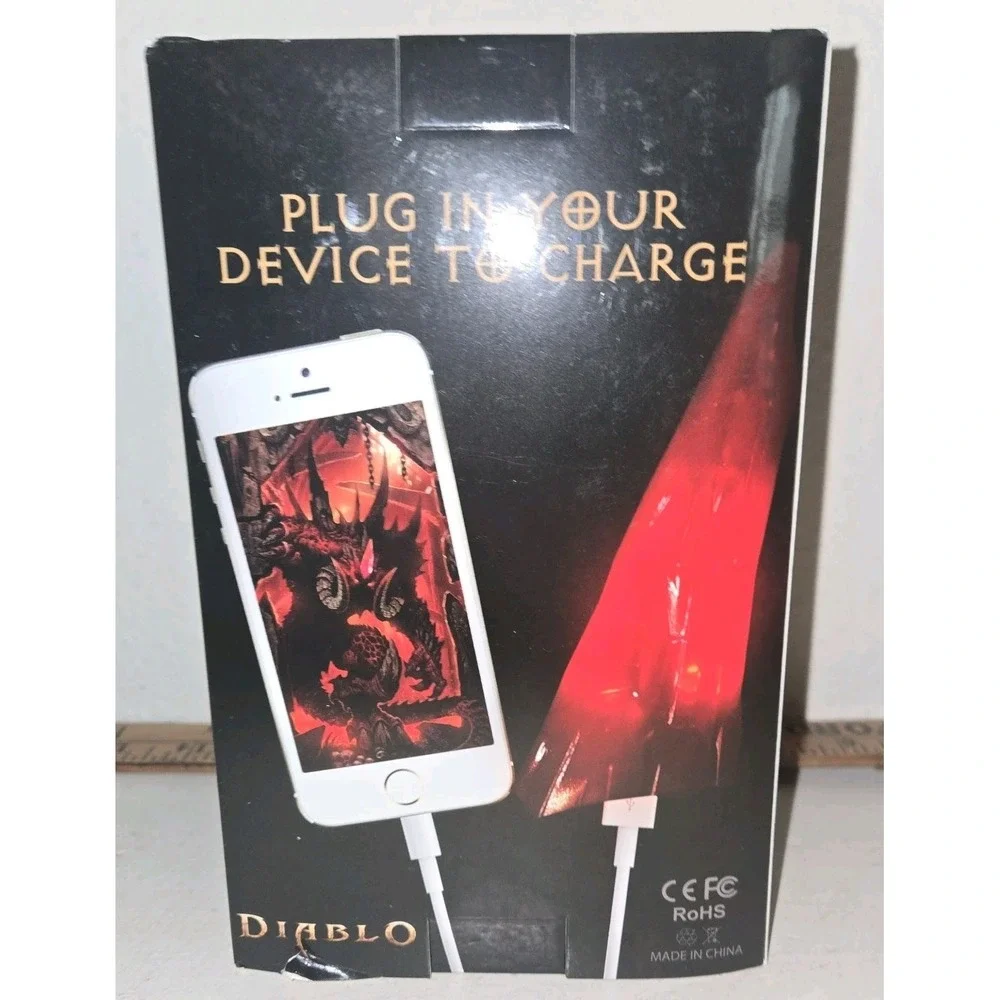 Officially Licensed Blizzard Diablo Soulstone Power Bank 2000mAh – New/Sealed - Picture 2 of 3